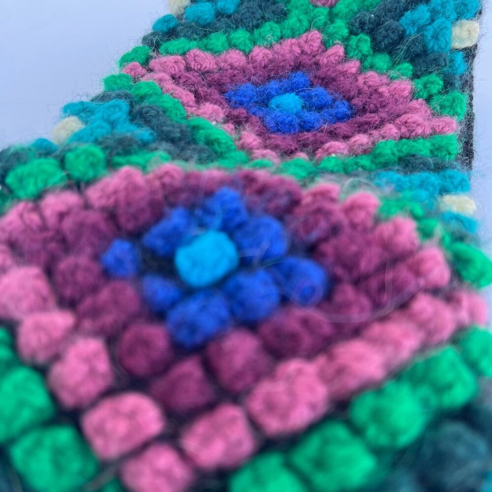 Andes Gifts Alpaca Knit Headband Multicolor Handcrafted Peru - Picture 9 of 11